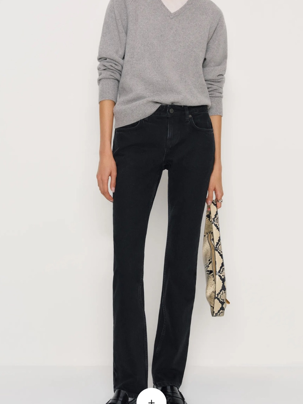 Reformation Jade Low Rise Slim Leg Jeans